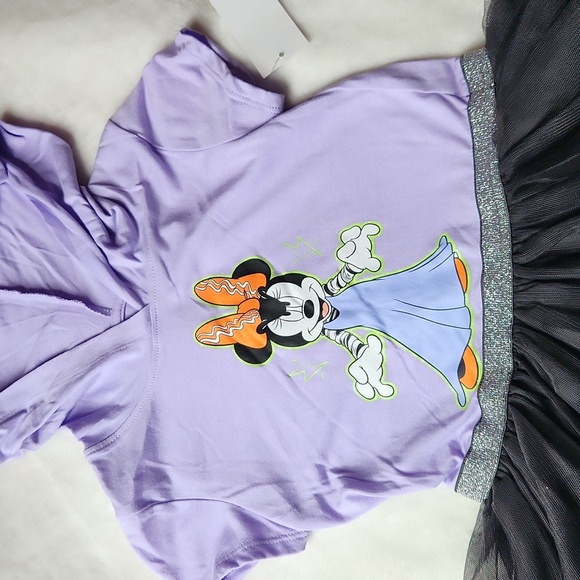 Disney, Halloween, Flowy, Frankenstein Minnie Mouse with Minnie Ear's Hoodie - Picture 3 of 6